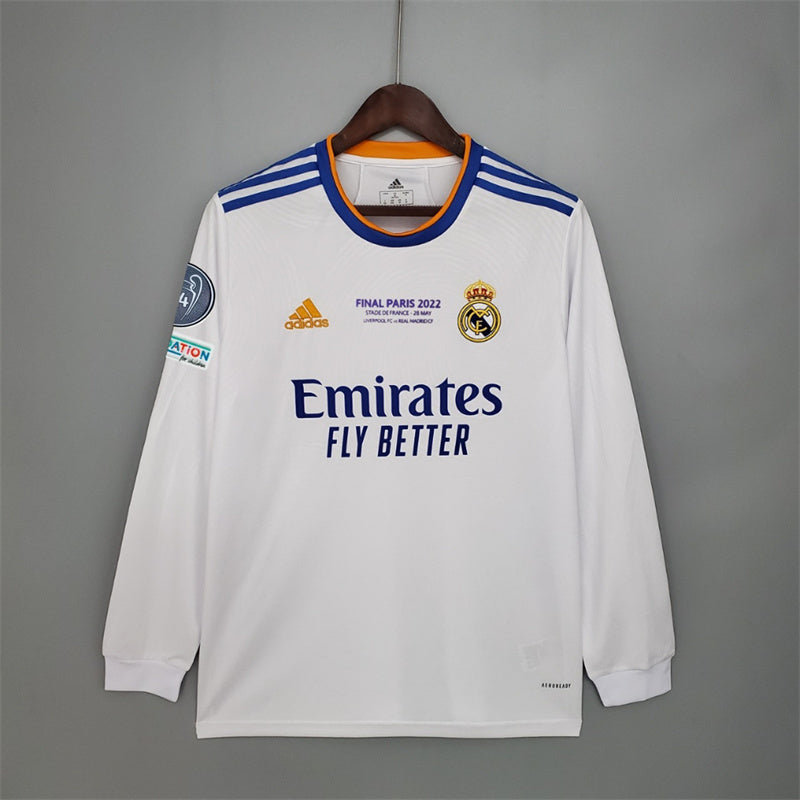 Real Madrid 21/22 Champions Final Long Sleeve