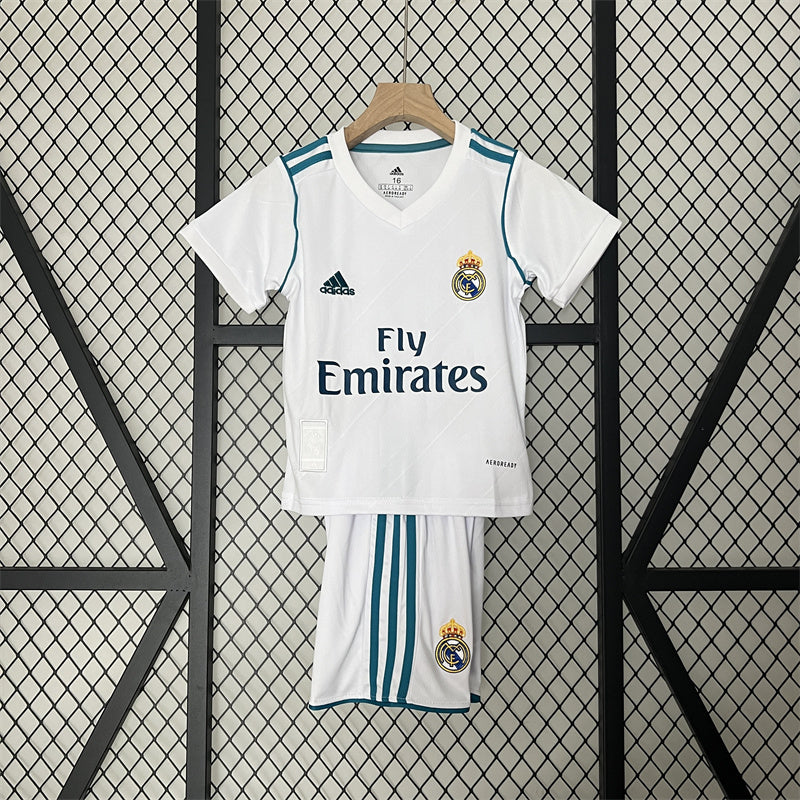 Real Madrid 17/18 Home Kids