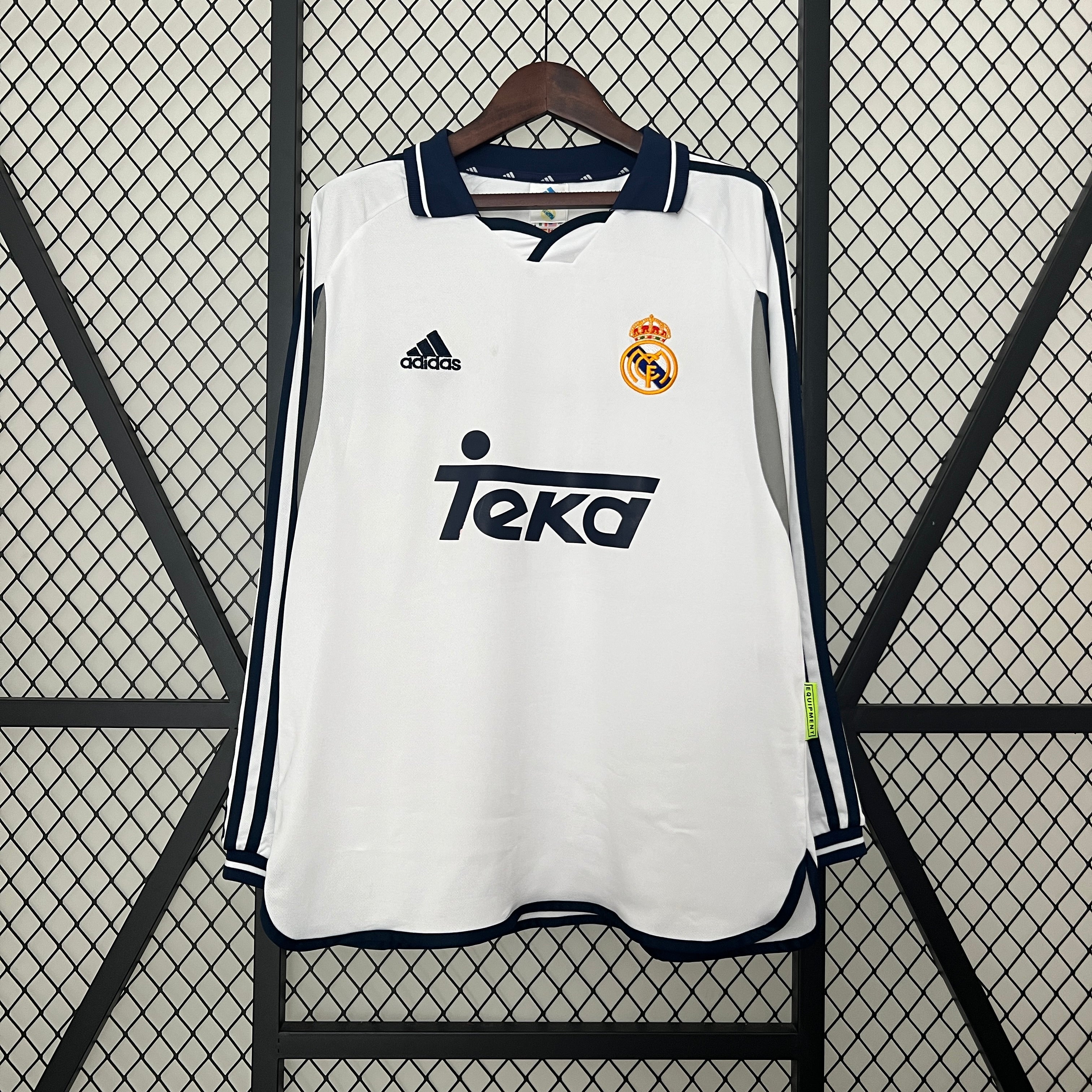 Real Madrid 00/01 Home Long Sleeve