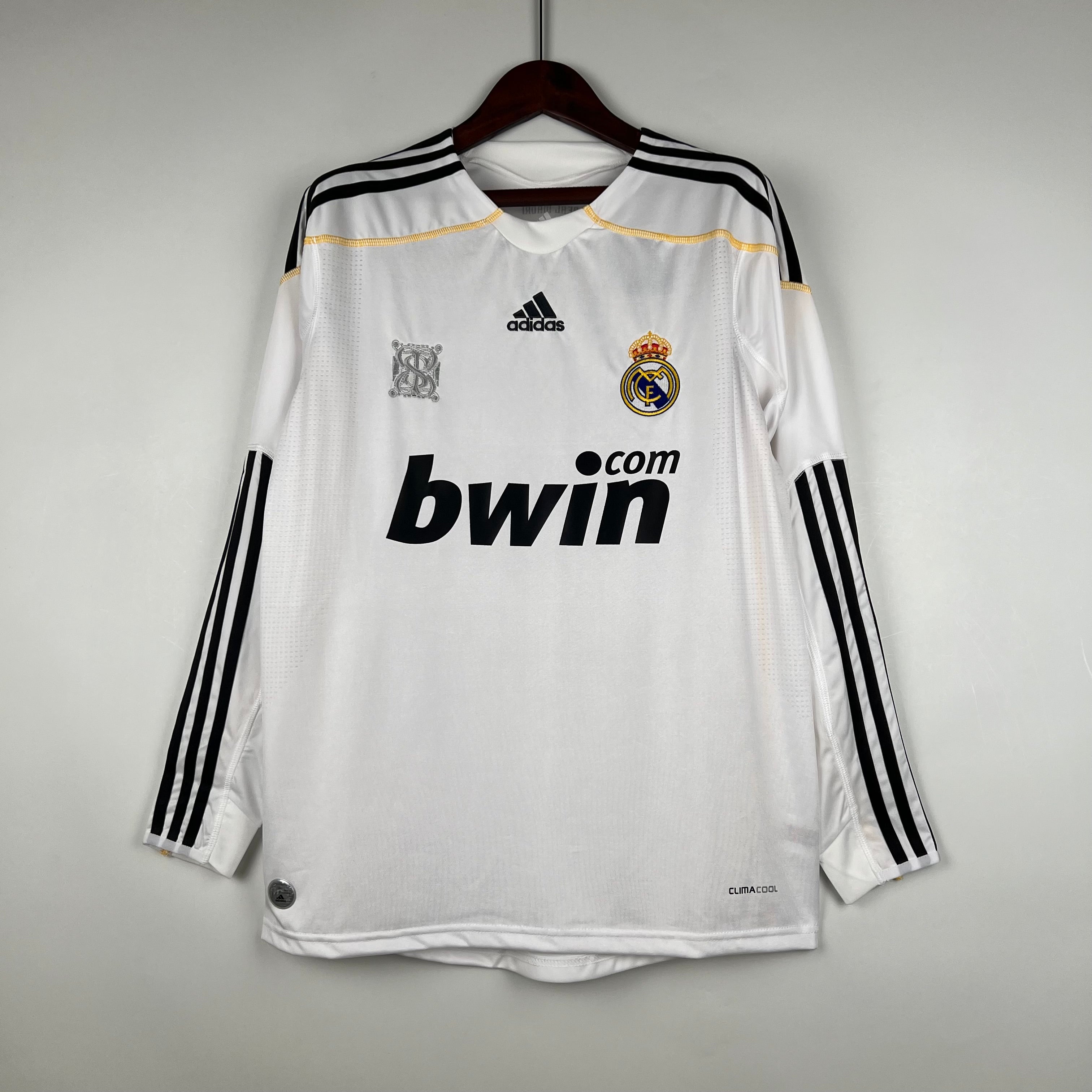 Real Madrid 09/10 Home Long Sleeve