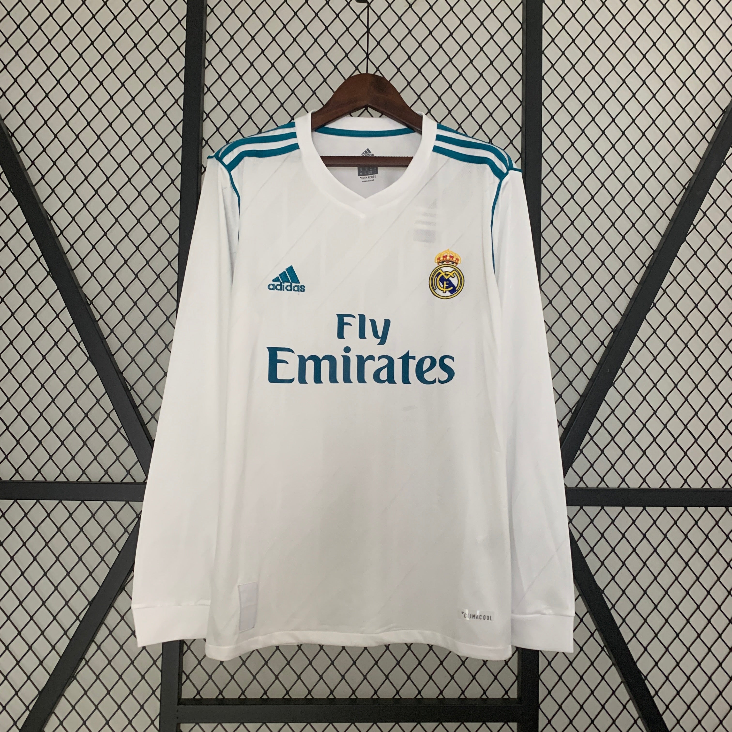 Real Madrid 17/18 Home Long Sleeve